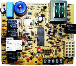 Lennox circuit board that is burnt out.